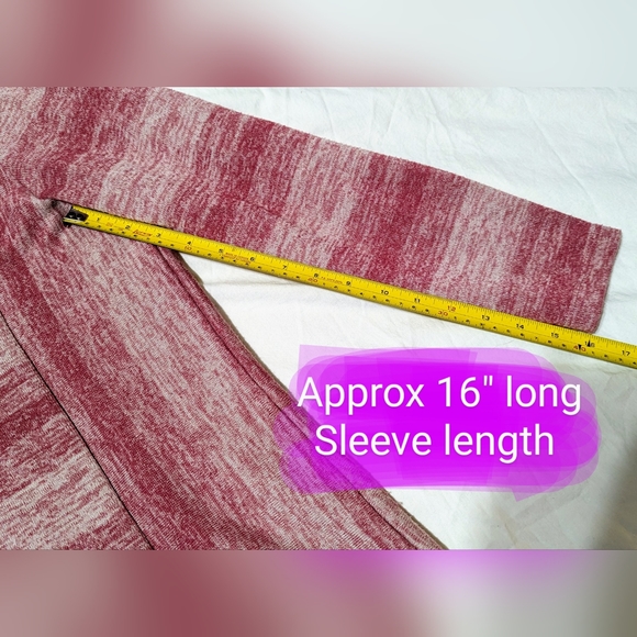 Cleo brand, heathered pink size med, ladies cowl neck sweater - Picture 9 of 12